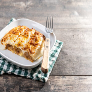 Lasanha de Frango e Brócolis
